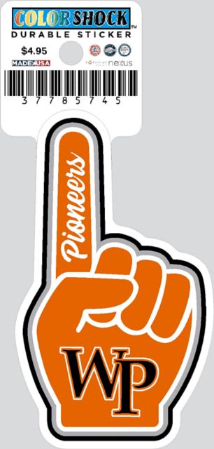 William Paterson University Pioneers Durable Sticker