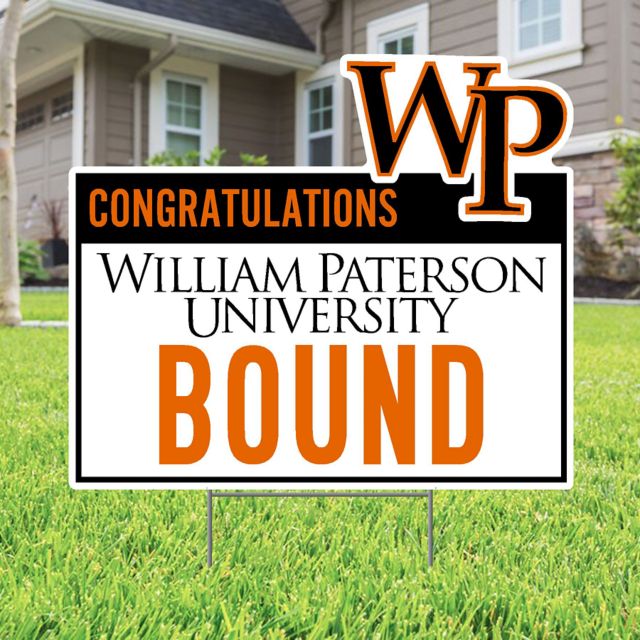 William Paterson University Bound 22" x 19" Lawn Sign