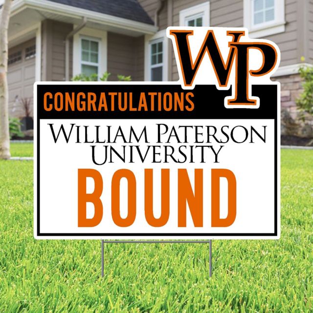 William Paterson University Bound 22 x 19 Lawn Sign