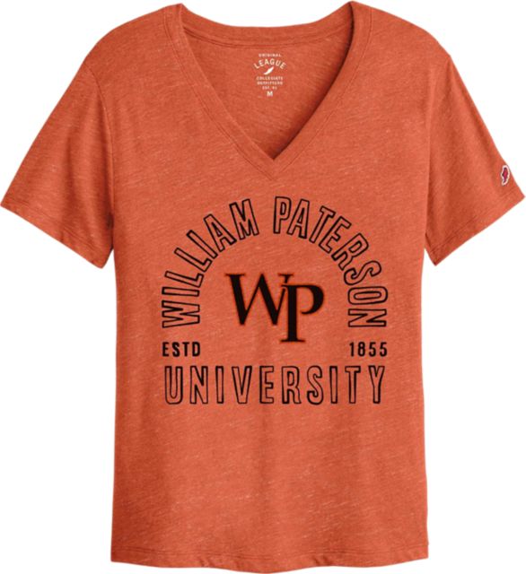 William Paterson University Pioneers Women's V-Neck Short Sleeve T-Shirt