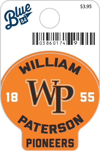 William Paterson University Pioneers Mini Sticker