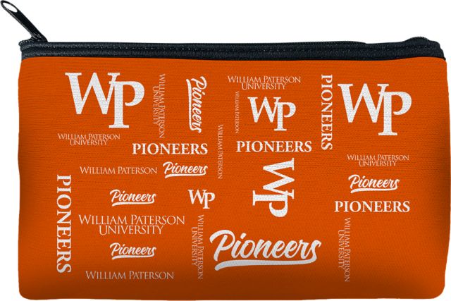 William Paterson University Pioneers Neoprene Zipper Pouch