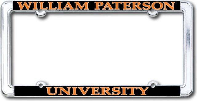 William Paterson University Thin Dome License Plate Frame