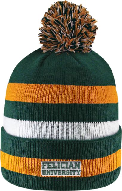 Felician University Knit Cuff Pom Hat