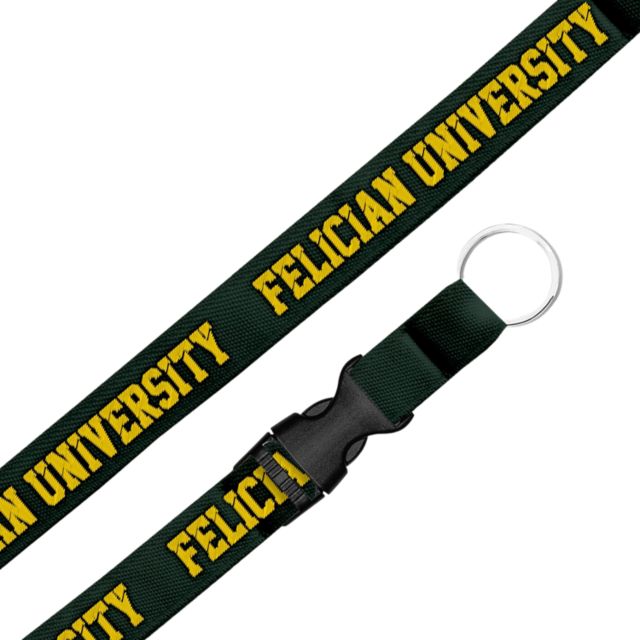 Felician University .75 Woven Lanyard