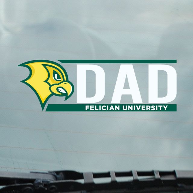 Felician University Golden Falcons Dad Decal