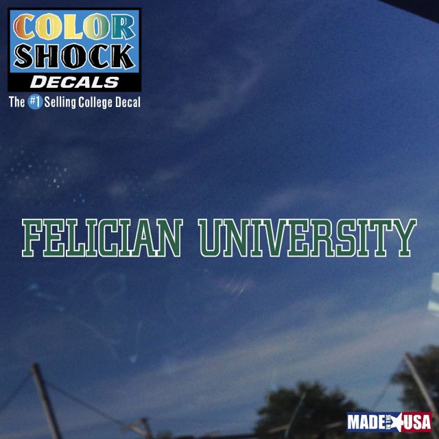 Felician College Strip Decal