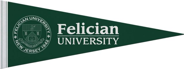Felician University 9"X24" Full Color Pennant