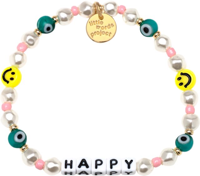 Happy Smiles Beaded Stretch Bracelet