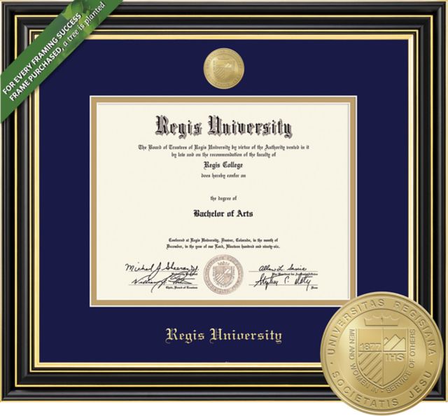 Framing Success Prestige 8 x 10 BA/MA Diploma with Double mat and Medallion - ONLINE ONLY