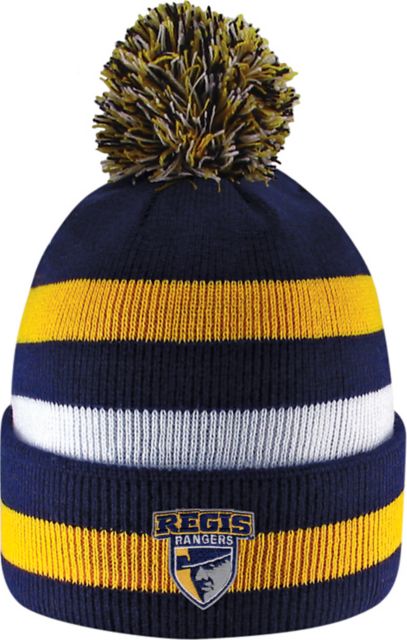 Regis University Knit Cuff Pom Hat