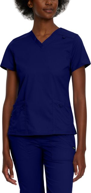 Landau ProFlex Women's 3-Pocket V-Neck Scrub Top