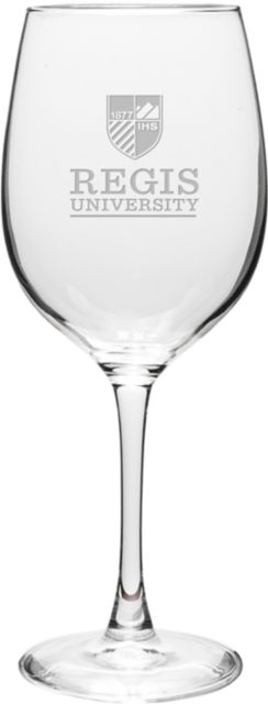 Regis University 16 oz. Wine Glass