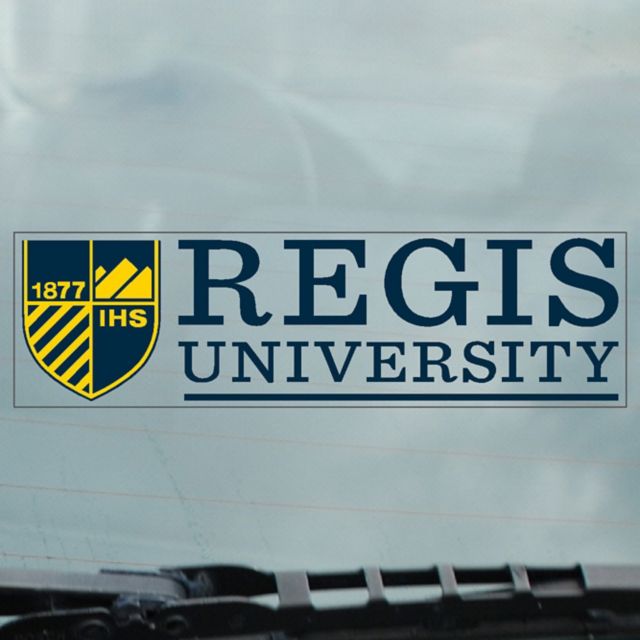Regis University Cling Decal