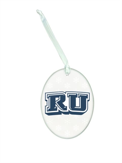 Regis University Glass Ornament