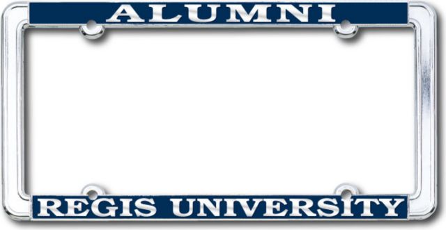 Regis University Alumni Chrome License Plate Frame