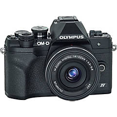 Olympus OM-D E-M10 Mark IV 20.3 Megapixel Mirrorless Camera with Lens - Black - ONLINE ONLY