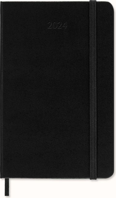 Moleskine 12M Daily Planner Large Black Hard Cover