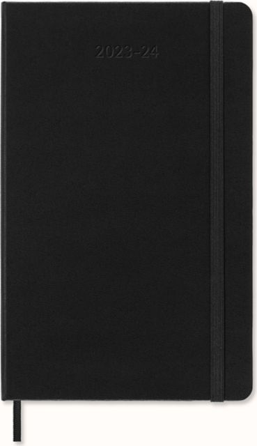 Moleskine 12M Daily Planner Large Black Hard Cover