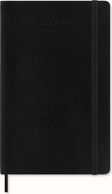 Moleskine 12M Daily Planner Large Black Hard Cover