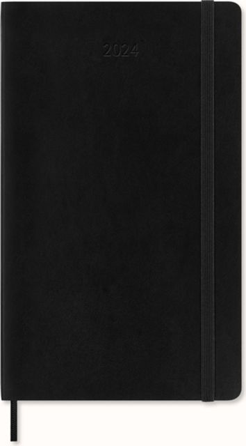 Moleskine 12M Daily Planner Large Black Hard Cover