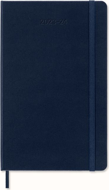 Moleskine 12M Daily Planner Large Black Hard Cover
