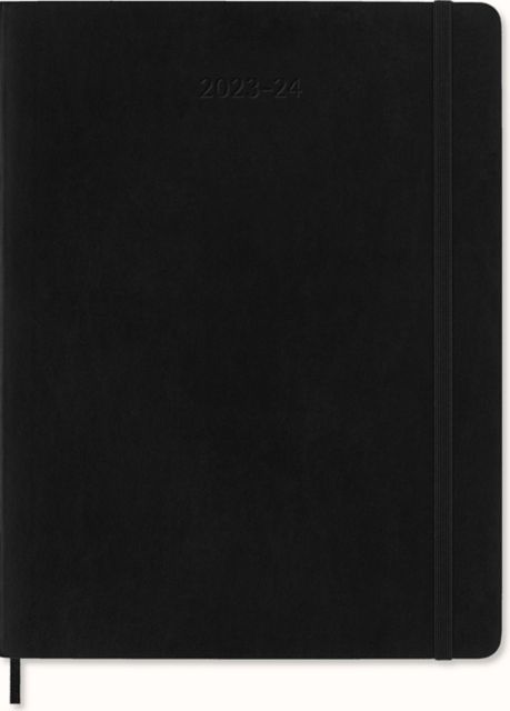 Moleskine 12M Daily Planner Large Black Hard Cover