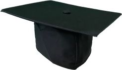 Black Mortar Board Cap