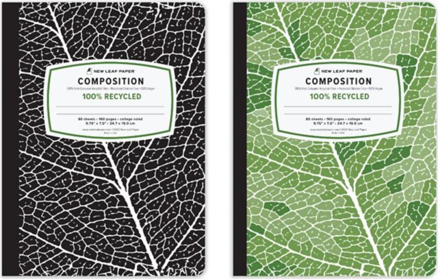 Recycled Hard Comp Book 80ct College Margins 20# paper