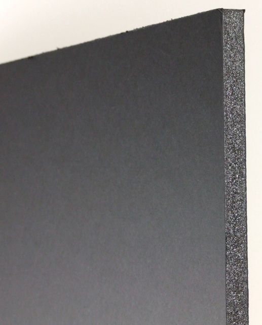 Foam Board 1/2'' Thick 20X30 Black On Black