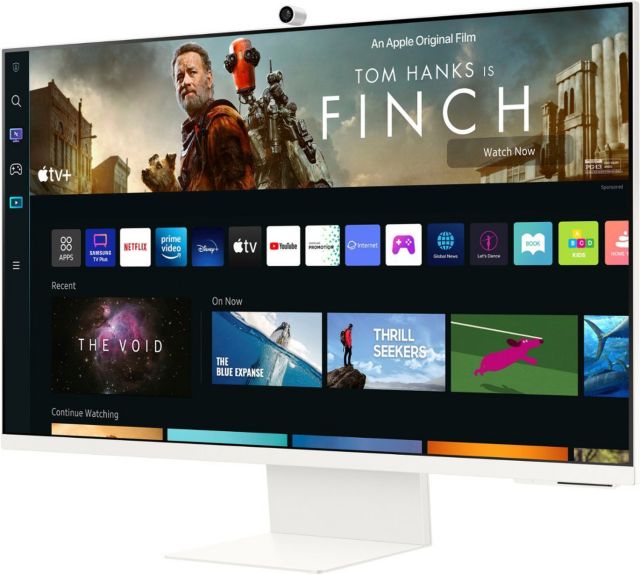 SAMSUNG 32" UHD SMART MONITOR TV WHITE