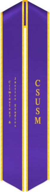 CSUSM Criminology and Justice Studies Stole