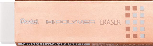 HI-POLYMER ERASER SLIM TYPE, BRONZE