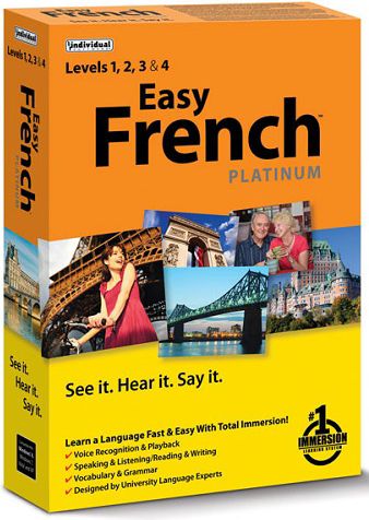 Easy French Platinum Language Learning Software for Windows (Download) ESD