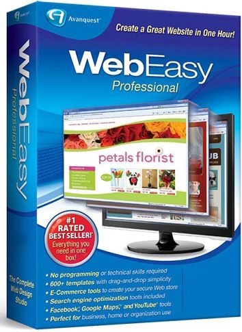 Avanquest WebEasy Professional 10 for Windows (Download) ESD