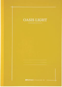 Profolio Oasis Light Mustard Coloured Cover Notebook