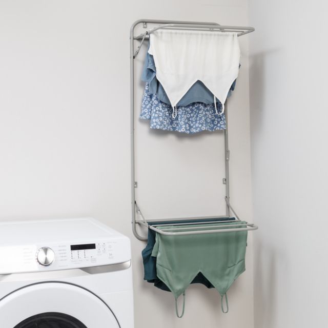 Two tier best sale clothes drying rack