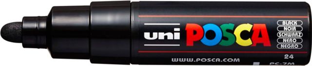 Posca Paint Marker PC-7M Broad Bullet Black