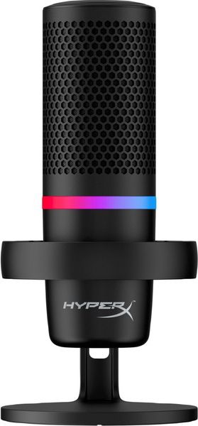 HyperX DuoCast Wired Microphone- Shock Mount USB (Black)