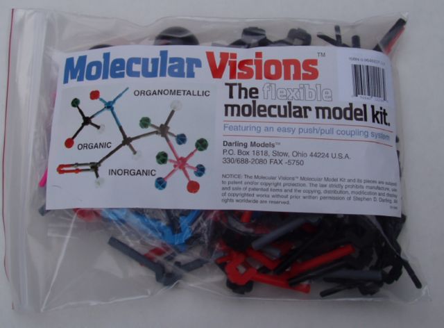 120 Piece Model Kit In A Plastic Bag To Model Organic