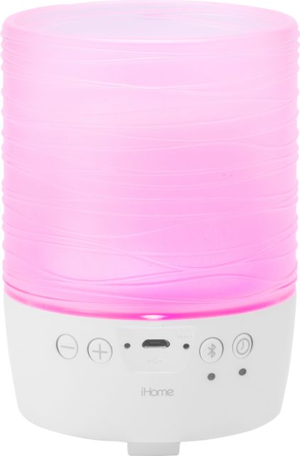iHome Zenergy Bluetooth Meditative Light & Sound Therapy Candle, White
