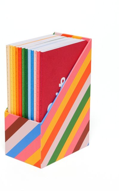 Wellness Notebook Set, Rainbow Stripe: Marshall University
