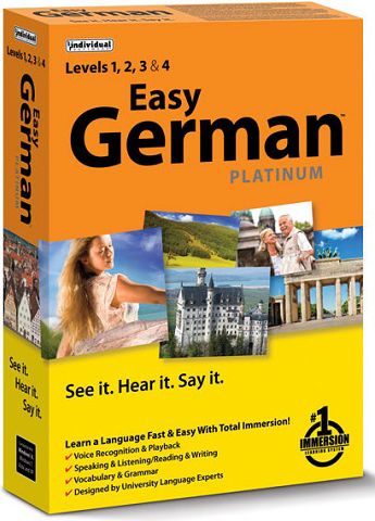 Easy German Platinum Language Learning Software for Windows (Download)
