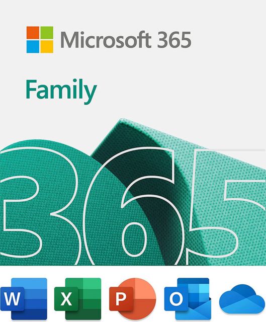 Microsoft Office 365 Family - 6 dispositifs - 1 année