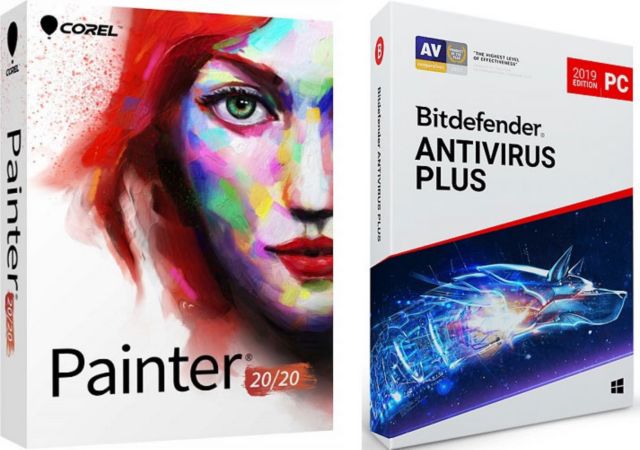 Corel Painter 2020 with Bitdefender AntiVirus Bundle - Windows