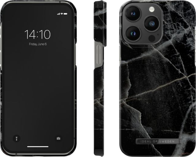 IDEAL OF SWEDEN Fashion Print MagSafe iPhone Case, iPhone 14 Pro Max, Black  Thunder Marble: Robert Morris University