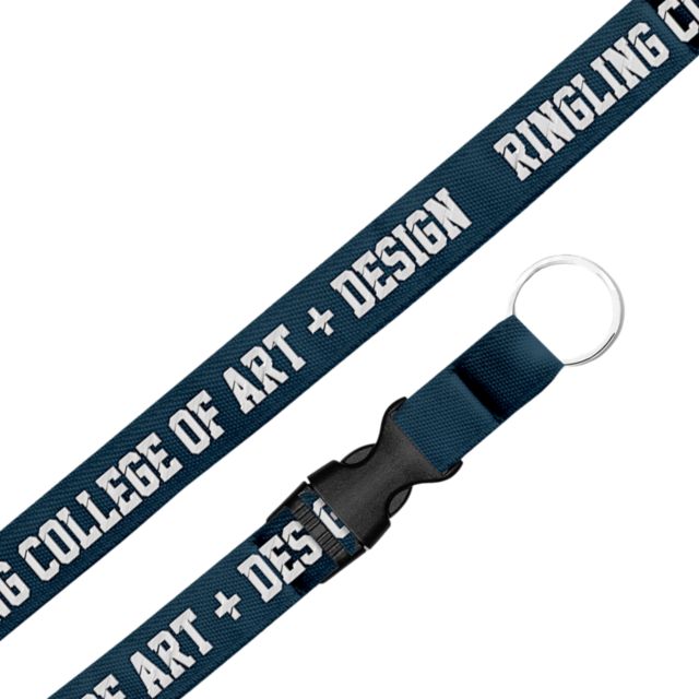 Ringling College of of Art and Design .75 Woven Lanyard