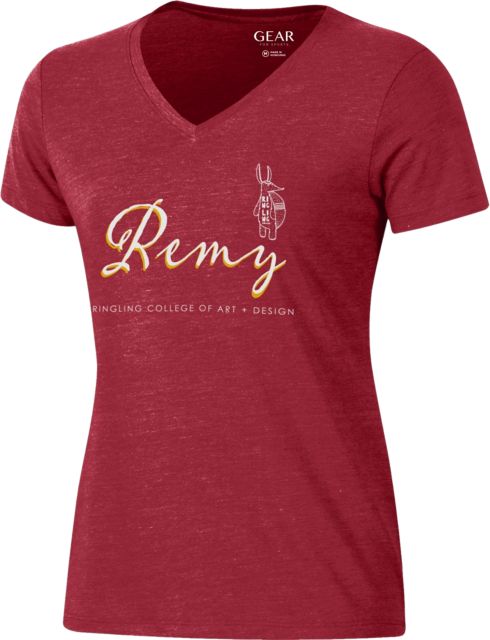 Ringling College of of Art and Design Women's V-Neck Short Sleeve T-Shirt