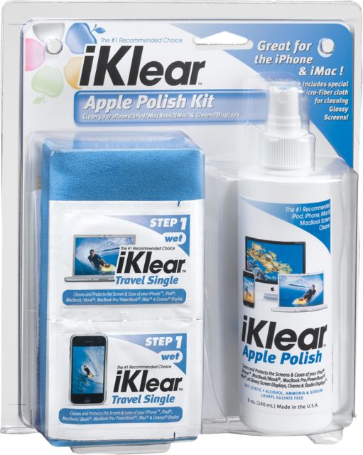 iKlear Apple Polish Kit, 8oz, Gray
