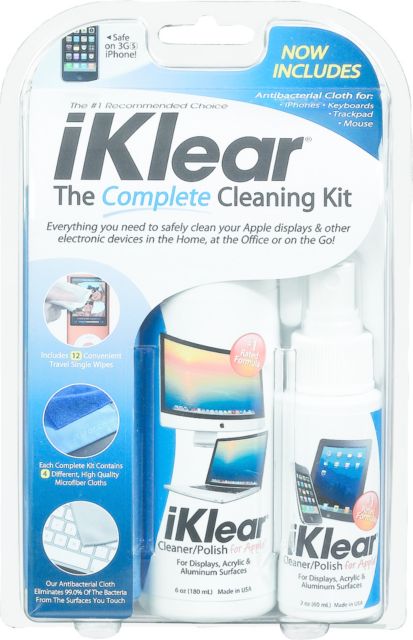 iKlear Complete Cleaning Kit, 2oz/6oz, Blue